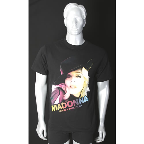 Madonna Sticky & Sweet Tour Mexican T-Shirt TOUR T-SHIRT Sticky